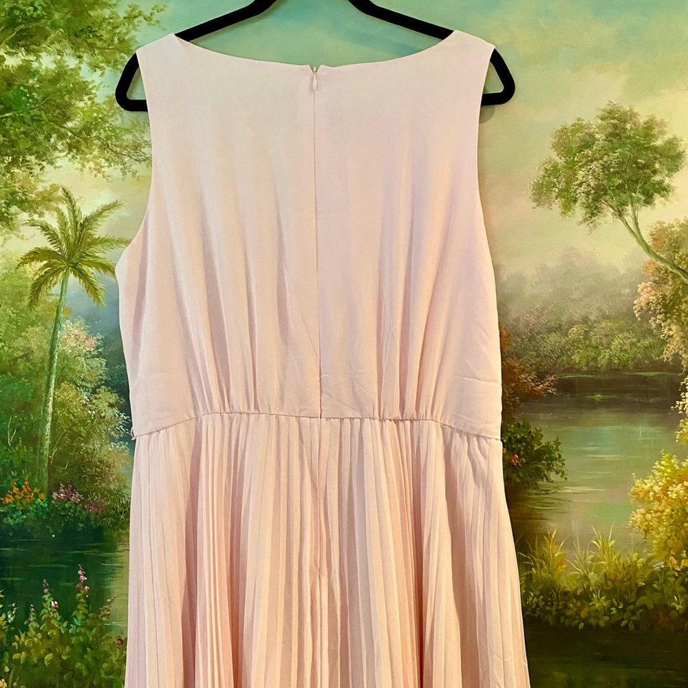White House Black Market Light Pink Maxi Dress - Picture 8 of 8